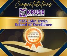 Kruse WON the John Irwin Award