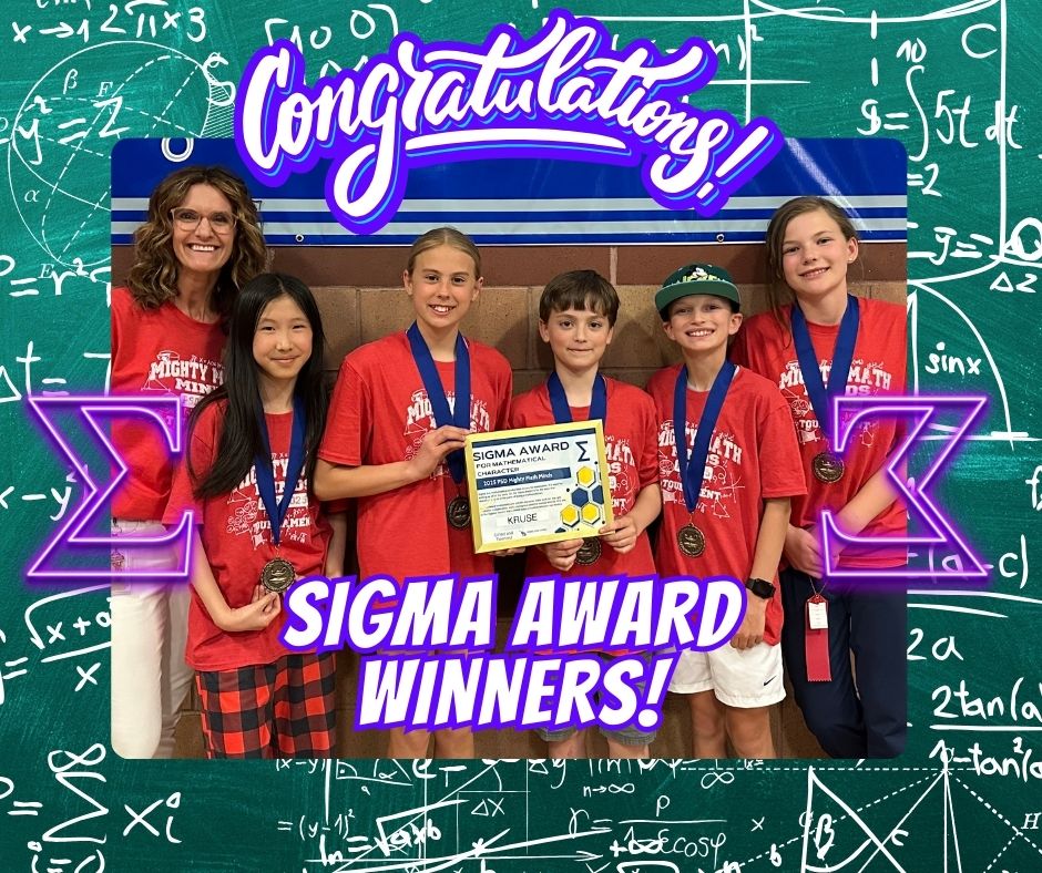 Sigma Award for Mathematical Character Sigma Award for Mathematical Character