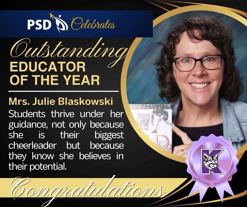 CONGRATULATIONS Mrs. Blaskowski!