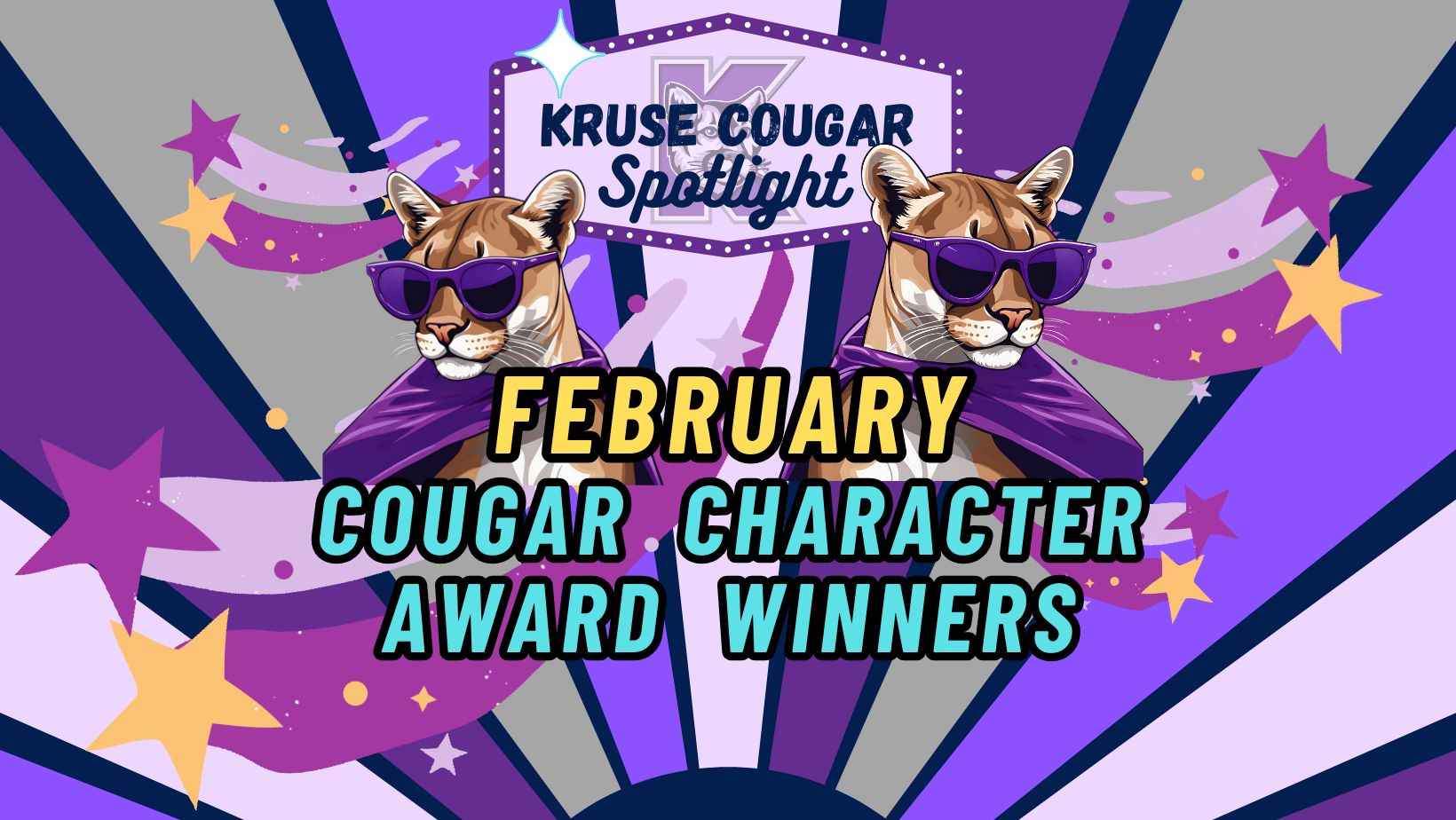 Kruse Cougar Winners