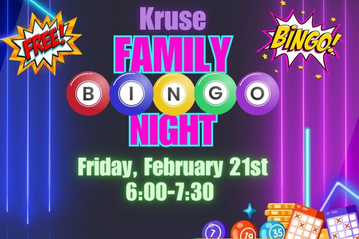 KRUSE BINGO NIGHT!