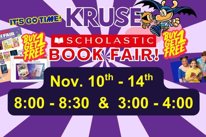 Scholastic Book Fair is HERE!