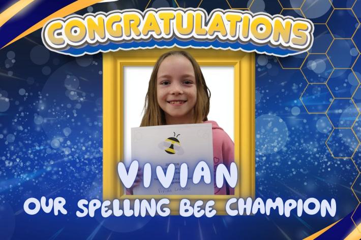Vivian Spelling Bee Champ!