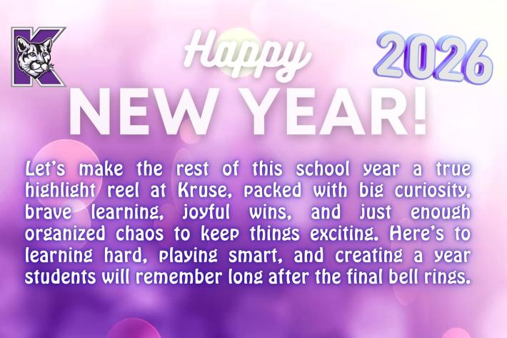 HAPPY NEW YEAR Kruse!