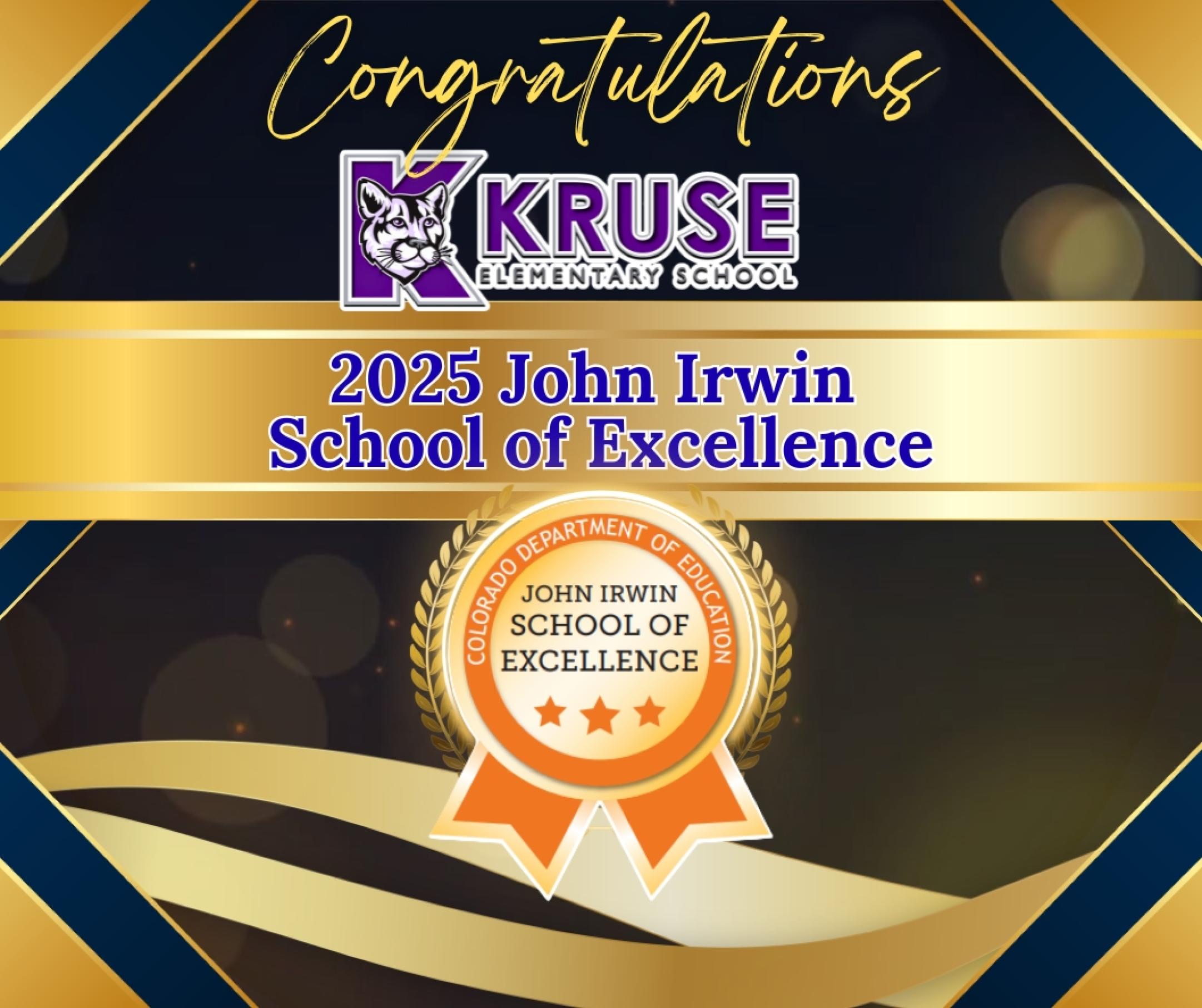 Kruse WON the John Irwin Award
